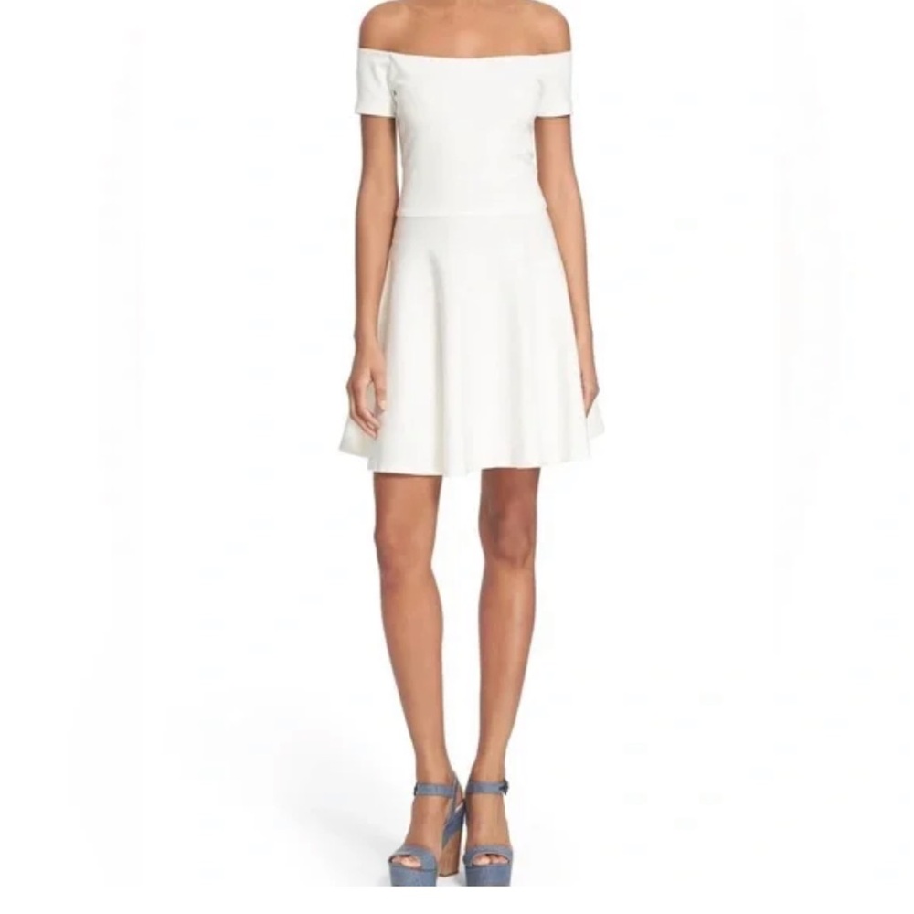 Alice and Olivia white off the shoulder dress - Picture 2 of 12